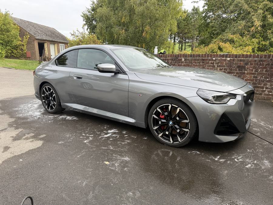 BMW 2 Series cleaned by Clayton's Autocare