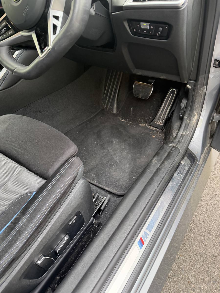 BMW 2 Series before cleaning