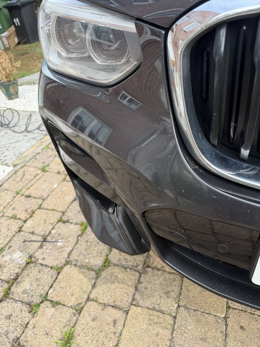 BMW before cleaning