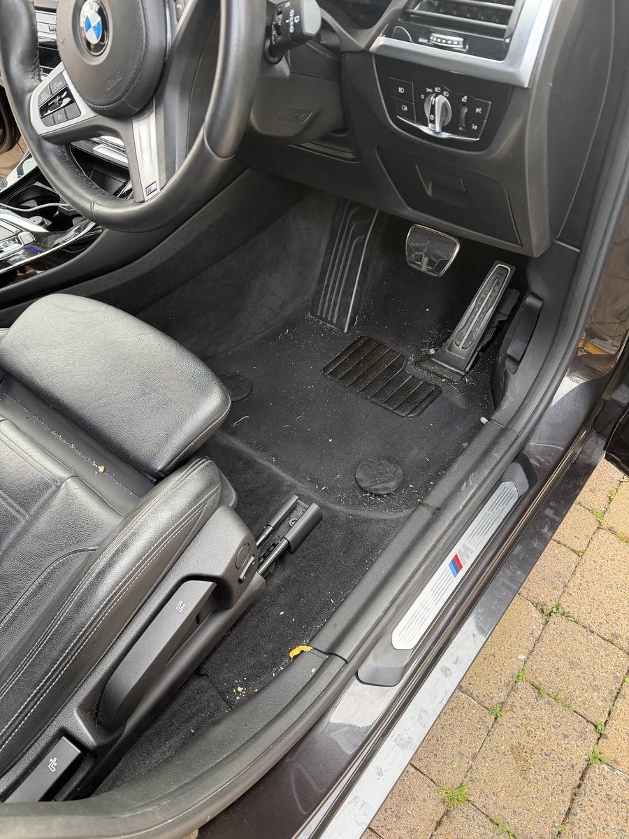 BMW before cleaning