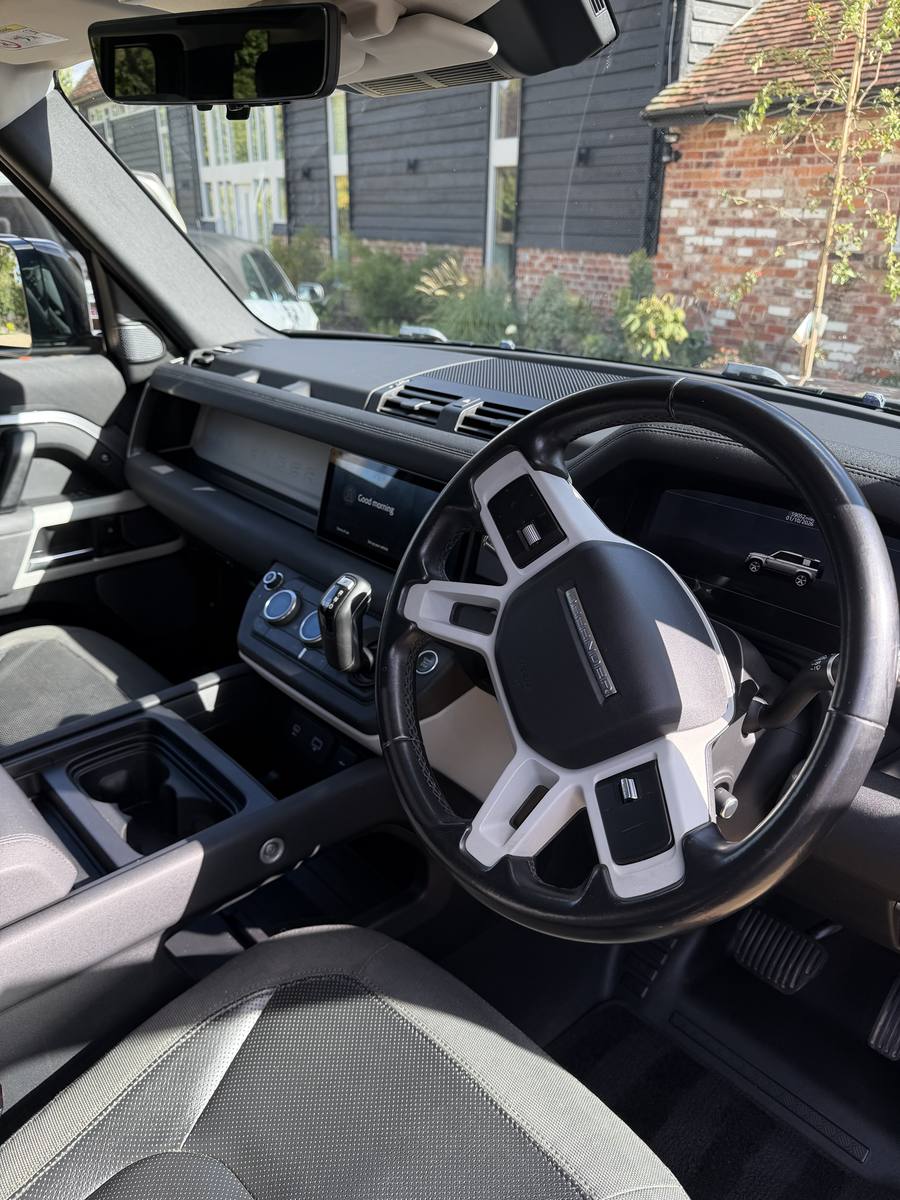 Land Rover Defender cleaned by Clayton's Autocare