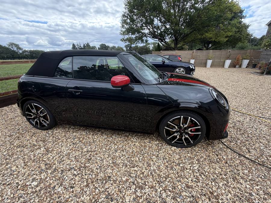 Mini Convertible cleaned by Clayton's Autocare