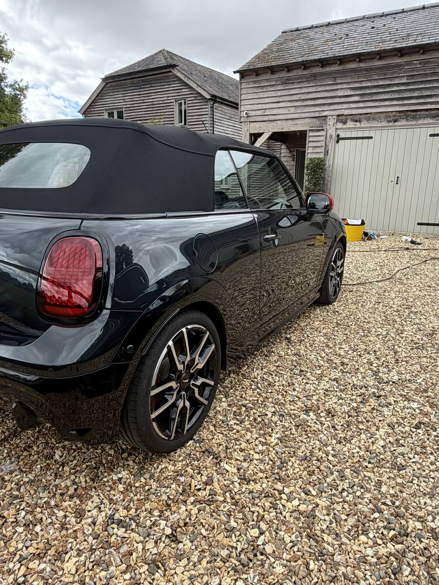 Mini Convertible cleaned by Clayton's Autocare