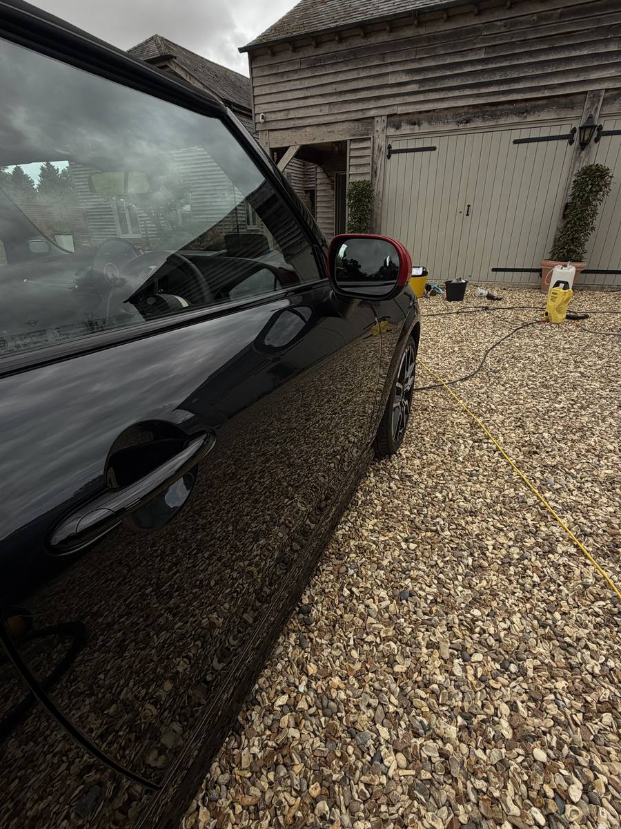 Mini Convertible cleaned by Clayton's Autocare