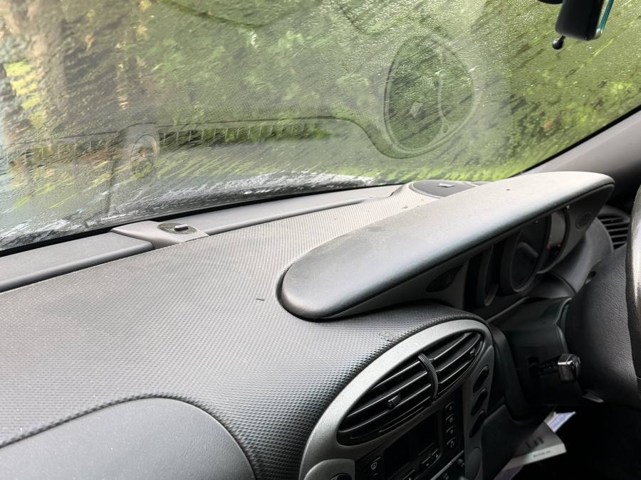 Porsche Boxster before cleaning