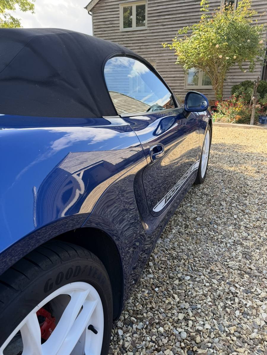 Porsche Boxster cleaned by Clayton's Autocare