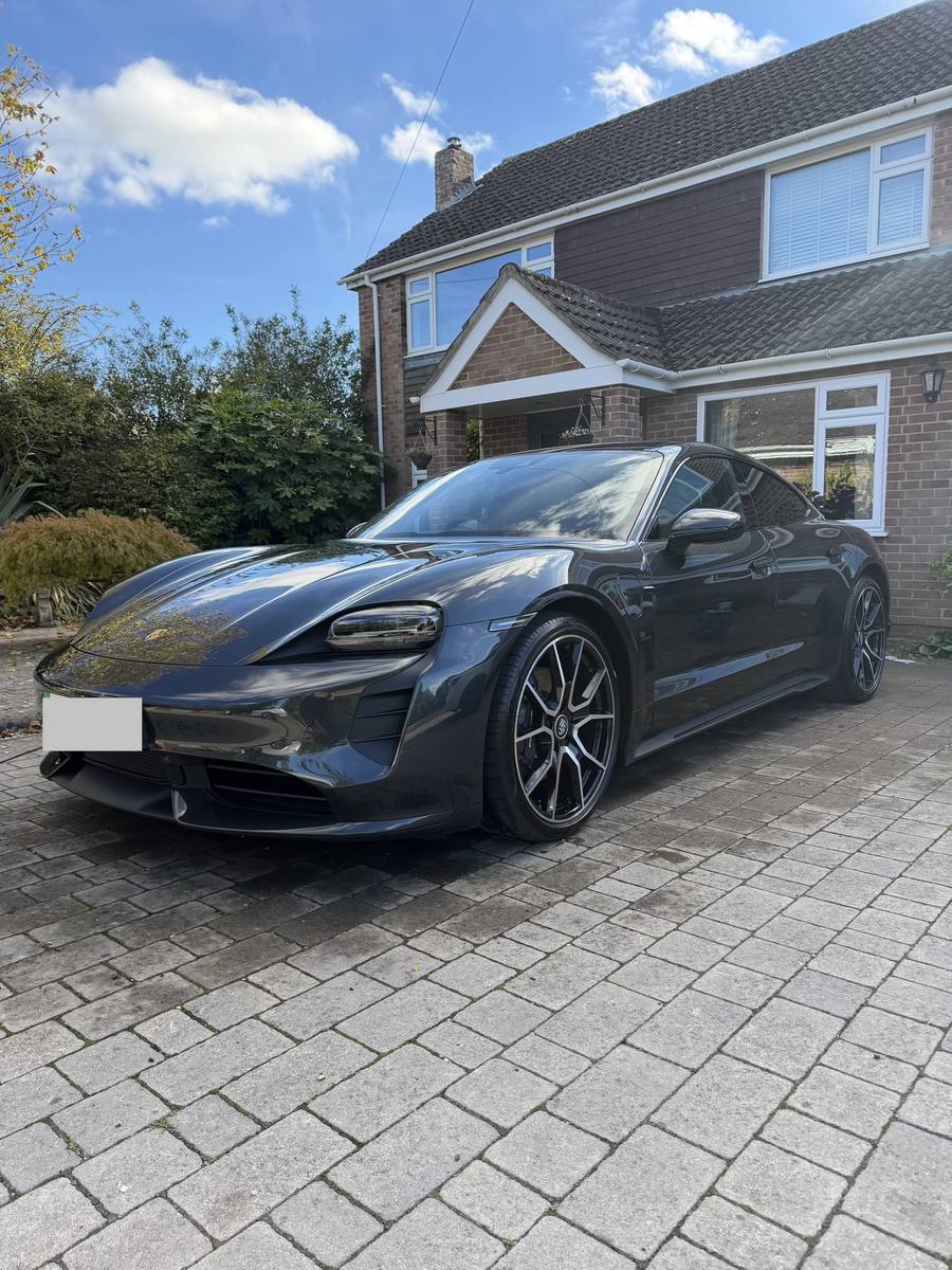 Porsche Taycan cleaned by Clayton's Autocare